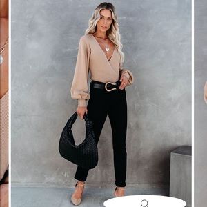 Kith Wrap Sweater - Camel